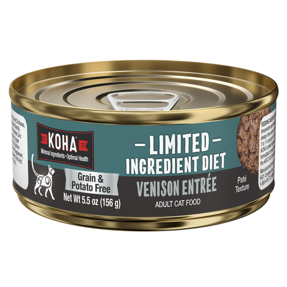 Koha Limited Ingredient Diet Venison Entrée for Cats