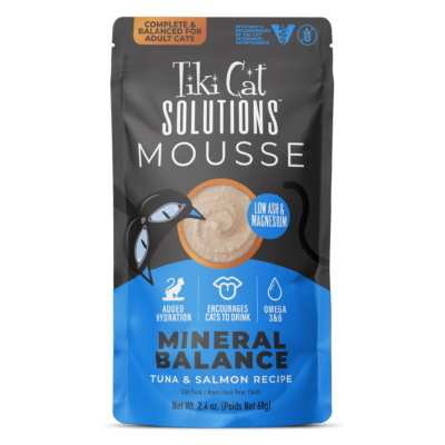 Tiki Cat® Solutions™ Mineral Balance Mousse Tuna & Salmon Recipe Wet Cat Food