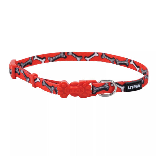 Coastal Li'l Pals Adjustable Patterned Dog Collar