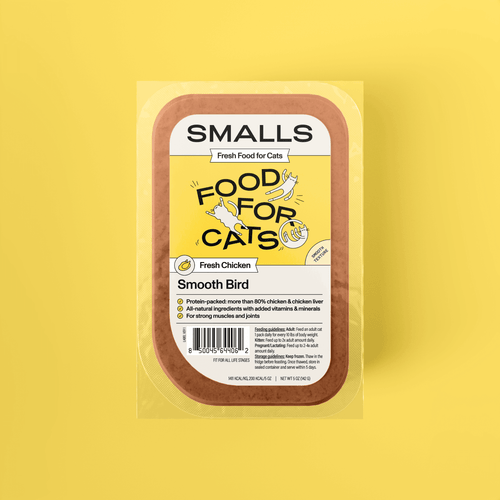 Smalls Gently Cooked Fresh Smooth Bird for Cat