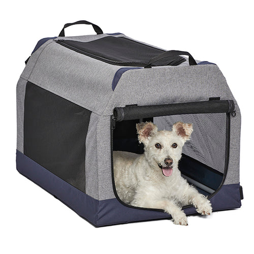 Midwest Canine Camper™ Tent Crate Gray