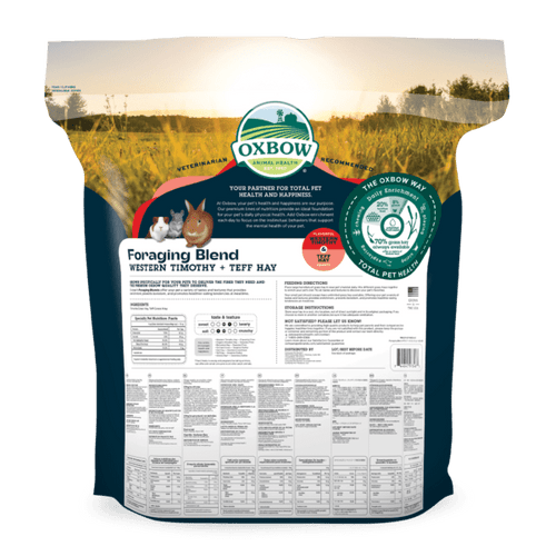 Oxbow Foraging Hay Blend Teff & Western Timothy Hay
