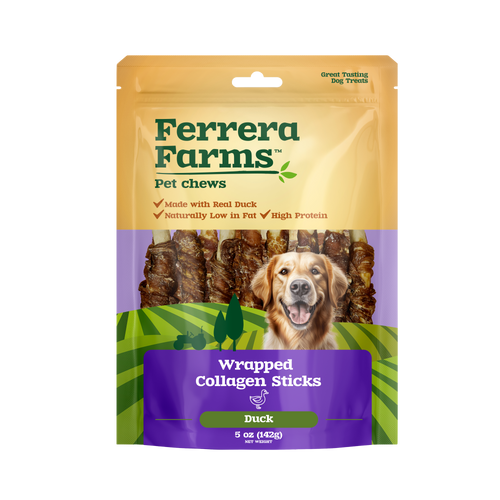 Ferrera Farms Collagen Wrapped with Duck Dog Treats