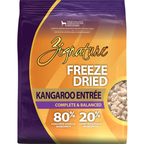 Zignature Freeze Dried Kangaroo Entrée Dog Food