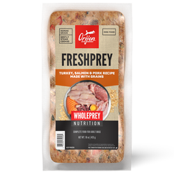 ORIJEN FreshPrey Turkey, Salmon & Pork Recipe With Grains for