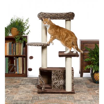PREVUE PET KITTY POWER PAWS LEOPARD LOUNGE