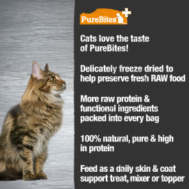 PureBites+ Skin & Coat Cat Treats