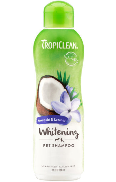 TropiClean Awapuhi & Coconut Whitening Shampoo for Pets