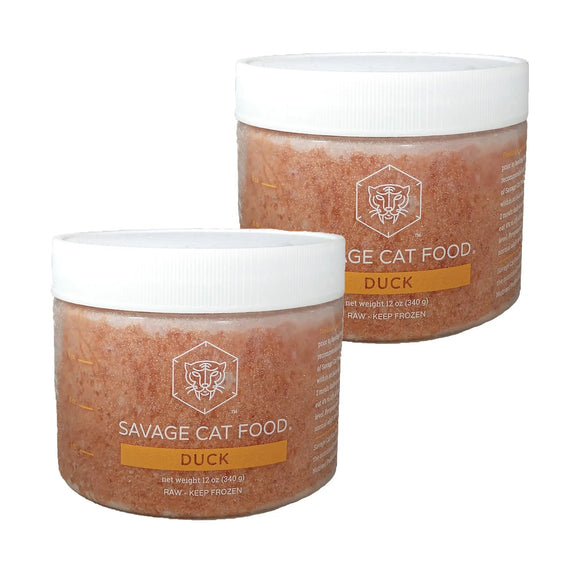 Savage Cat Two Small Duck Tubs (12 Oz Tub - Two Small)