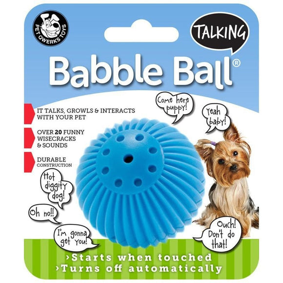 Pet Qwerks Talking Babble Ball (SMALL)