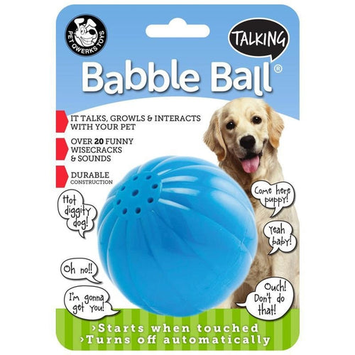 Pet Qwerks Talking Babble Ball (SMALL)