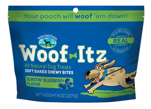 American Natural Premium Woof-Itz Burstin Blueberry Dog Treat