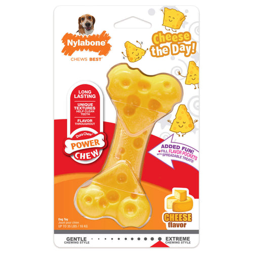 Nylabone Power Chew Cheese Dog Toy (Giant)