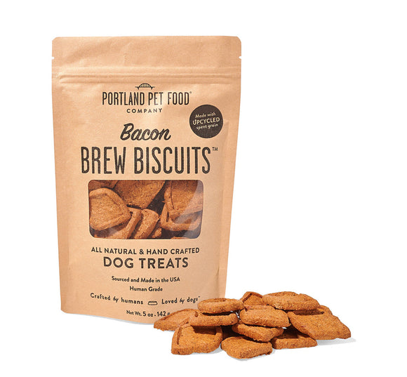 Portland Pet Food Company Brew Biscuits with Bacon Dog Treats