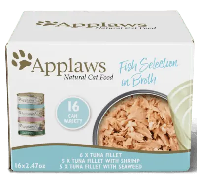Applaws Natural Wet Cat Food Fish Selection Multipack in Broth
