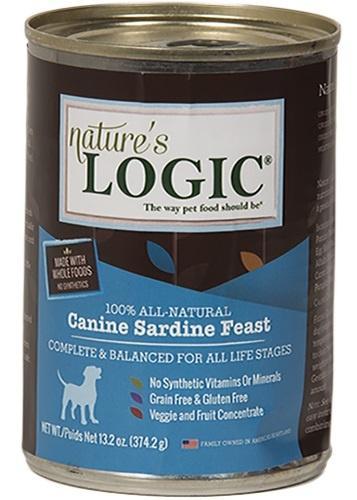 Nature's Logic Canine Grain Free Sardine Feast Canned Dog Food
