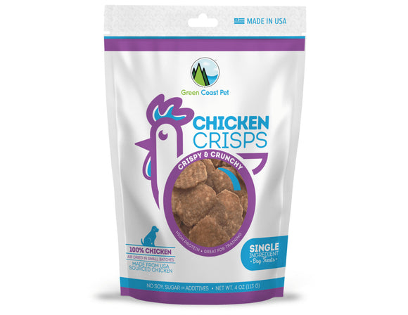 Green Coast Pet Chicken Crisps (4 oz)