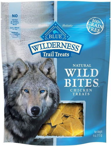 Blue Buffalo Wilderness Grain Free Bites Chicken Dog Treats