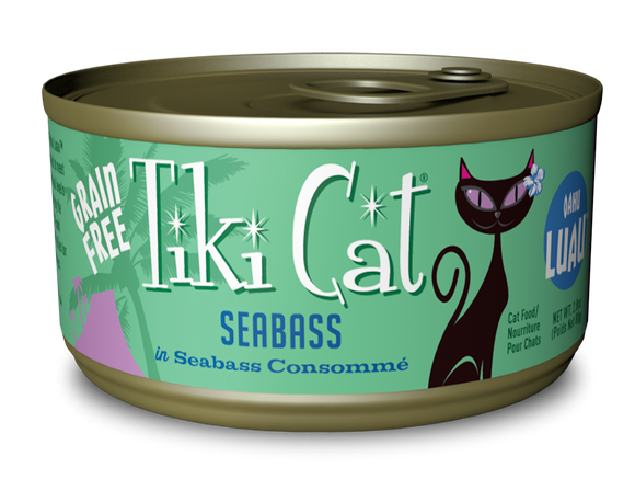 Tiki Cat Oahu Luau Grain Free Seabass Canned Cat Food