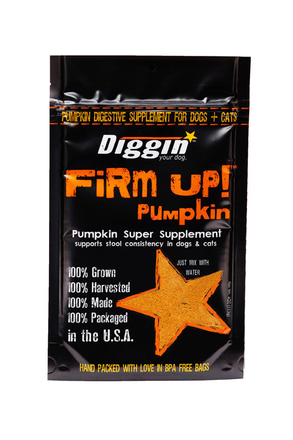 Diggin Your Dog Firm Up! Pumpkin Super Supplement (16oz)