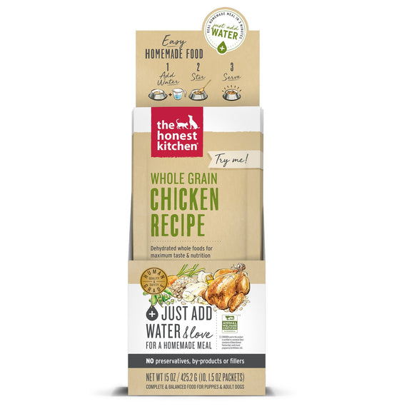 The Honest Kitchen Dehydrated Whole Grain Chicken Recipe Dog Food