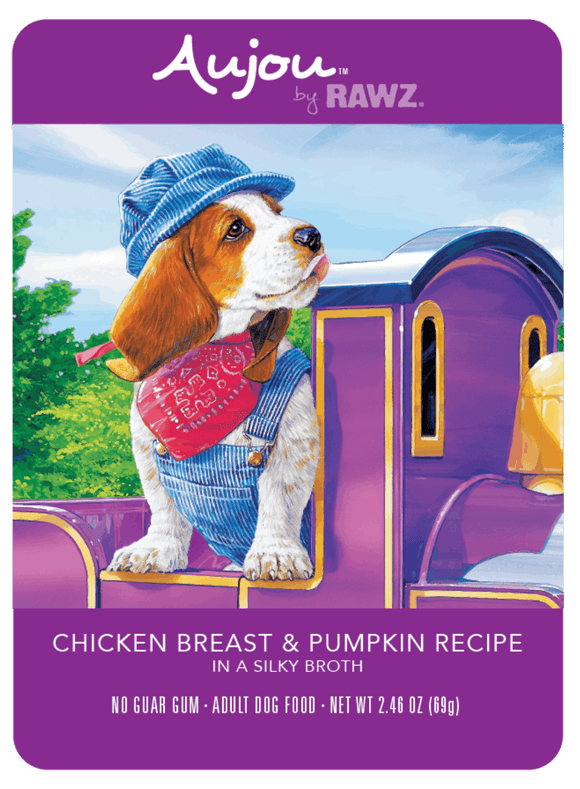 RAWZ Aujou Chicken Breast & Pumpkin Recipe Wet Dog Food