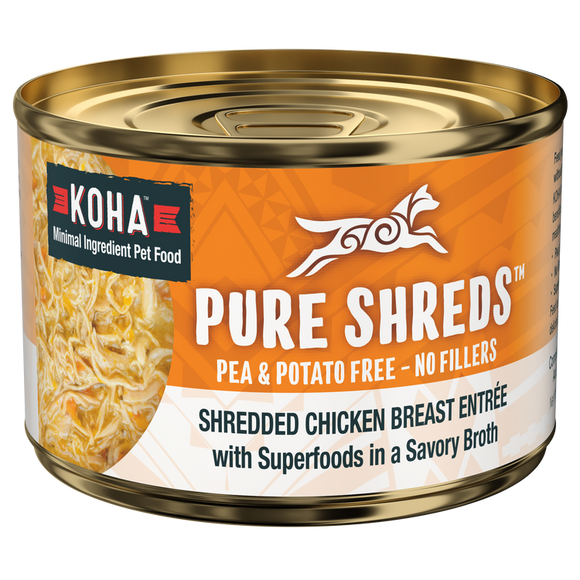 Koha Pure Shreds Shredded Chicken Breast Entrée for Dogs