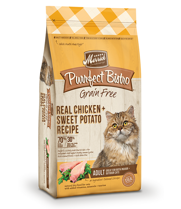 Purrfect Bistro Grain Free Real Chicken + Sweet Potato Recipe