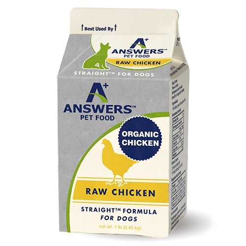 Answers Pet Food Straight Formula Raw Chicken