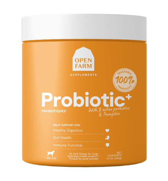 Open Probiotic Supplement Chews for Dogs