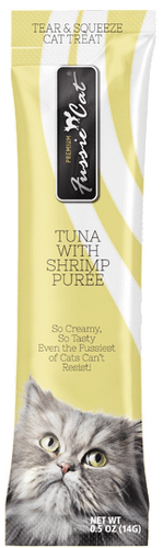 Fussie Cat Tuna with Shrimp Purée - 4 Pack