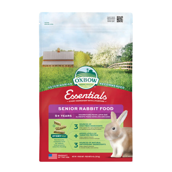 Oxbow Animal Health Essentials - Senior Rabbit Food (4 lbs)