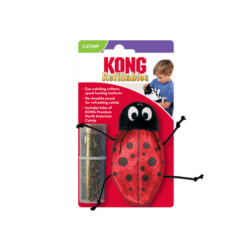 Kong Refillables Ladybug Cat Toy (One Size)