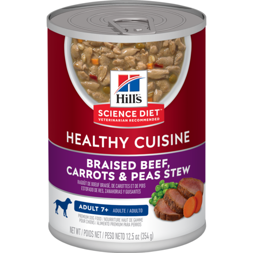 Hill's Science Diet Adult 7+ Savory Stew with Beef & Vegetables Wet Dog Food