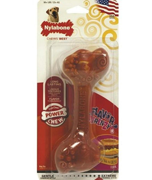 Nylabone Flavor Frenzy Giant Dura Chew Bacon, Egg & Cheese Bone