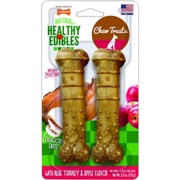 Healthy Edibles Natural Chew Turkey/Apple