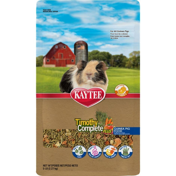 Kaytee Timothy Complete Guinea Pig Food with Fruits and Vegetables