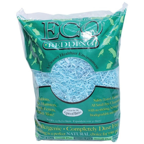 ECO BEDDING FOR SMALL PET (1.5 LB, BLUE)