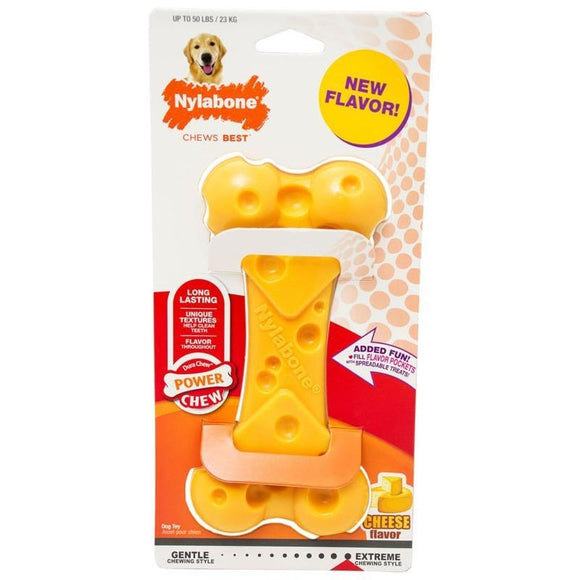 Nylabone Power Chew Cheese Dog Toy (Giant)
