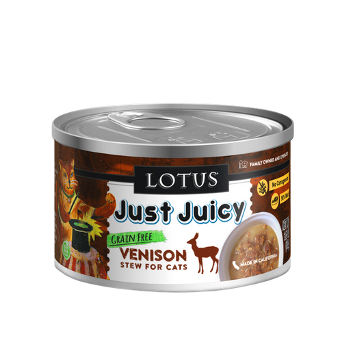 Lotus Just Juicy Stew Venison Recipe for Cats
